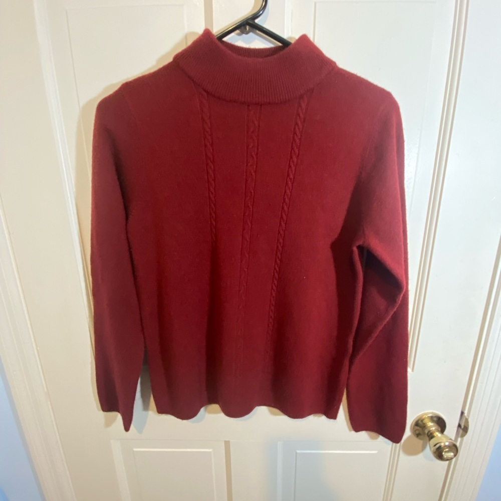 Casual Corner Annex Petite Maroon Sweater MED - Picture 2 of 4
